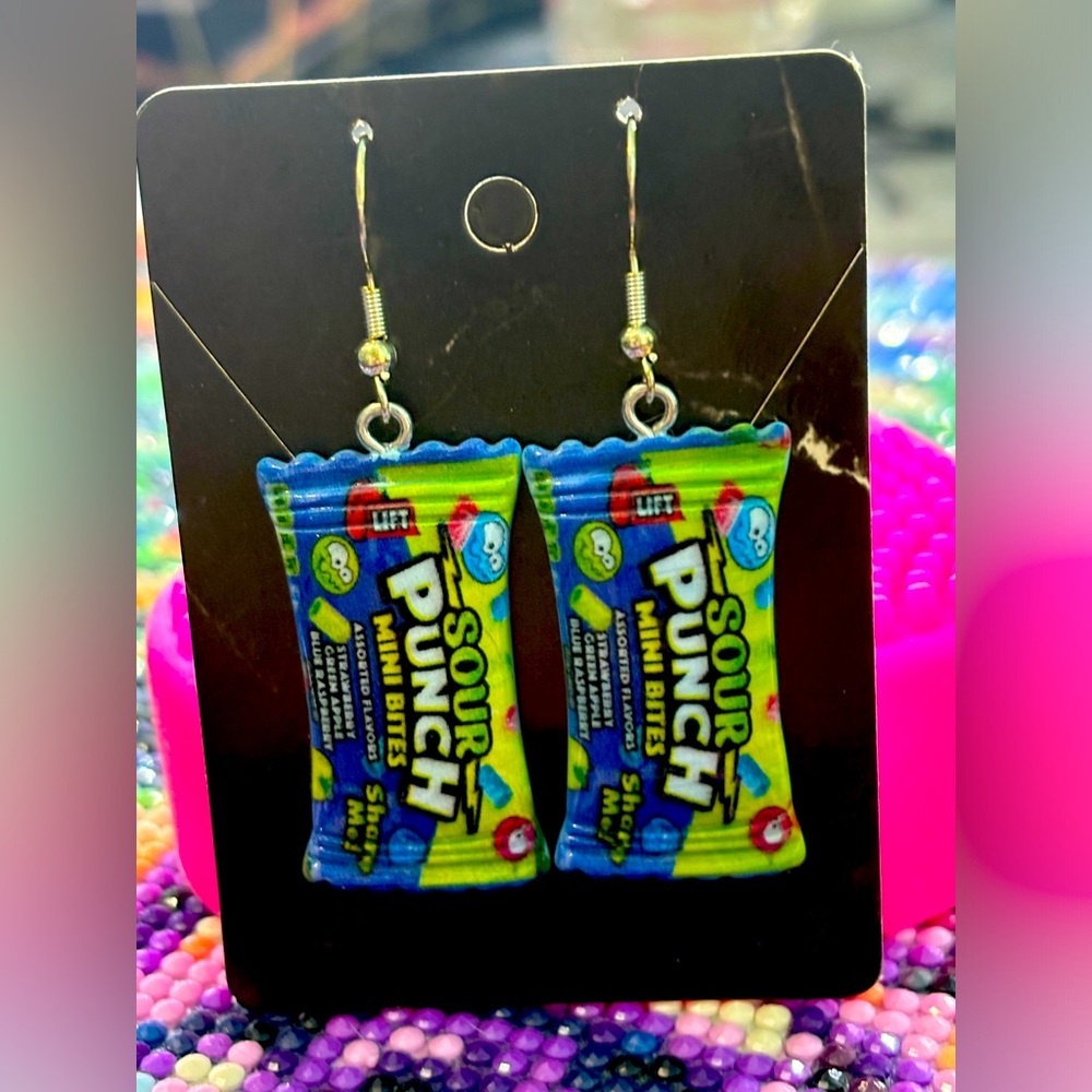 Sour Punch Mini Bite Earrings